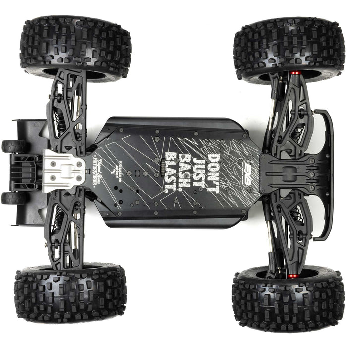 ARA8611V6T Arrma 1/8 NOTORIOUS 6S 4X4 RTR Brushless Stunt Truck, Black