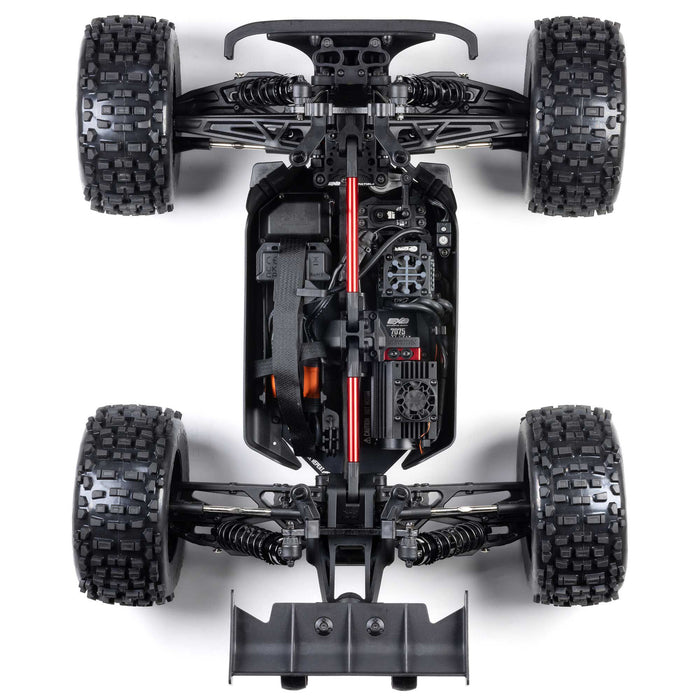 ARA8611V6T Arrma 1/8 NOTORIOUS 6S 4X4 RTR Brushless Stunt Truck, Black