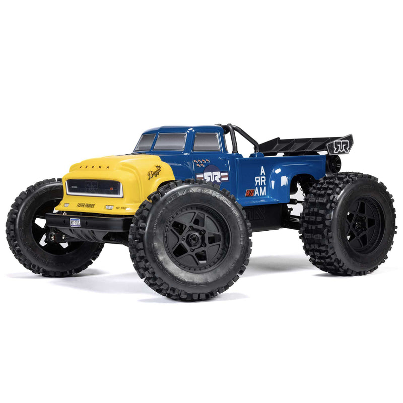 ARA8611V6T Arrma 1/8 NOTORIOUS 6S 4X4 RTR Brushless Stunt Truck, Black