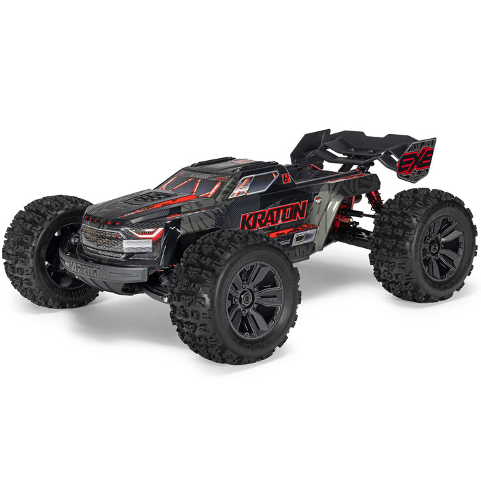 ARA8708V6T1 Arrma 1/8 KRATON 6S EXB 4X4 RTR Brushless Speed Truck, BLACK