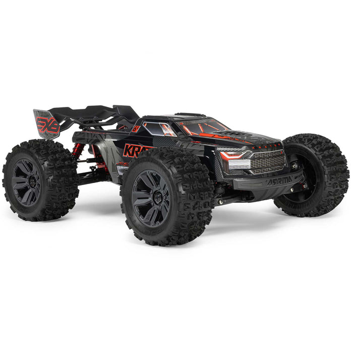 ARA8708V6T1 Arrma 1/8 KRATON 6S EXB 4X4 RTR Brushless Speed Truck, BLACK