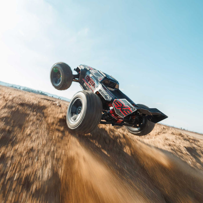 ARA8708V6T1 Arrma 1/8 KRATON 6S EXB 4X4 RTR Brushless Speed Truck, BLACK