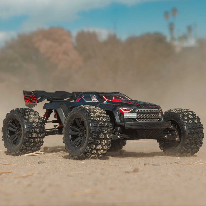 ARA8708V6T1 Arrma 1/8 KRATON 6S EXB 4X4 RTR Brushless Speed Truck, BLACK