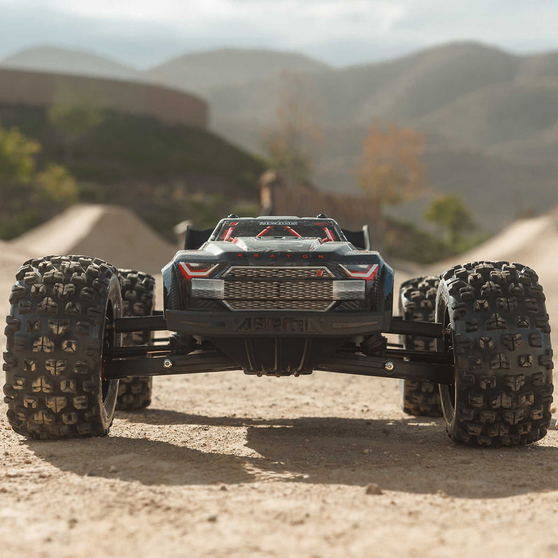 ARA8708V6T1 Arrma 1/8 KRATON 6S EXB 4X4 RTR Brushless Speed Truck, BLACK