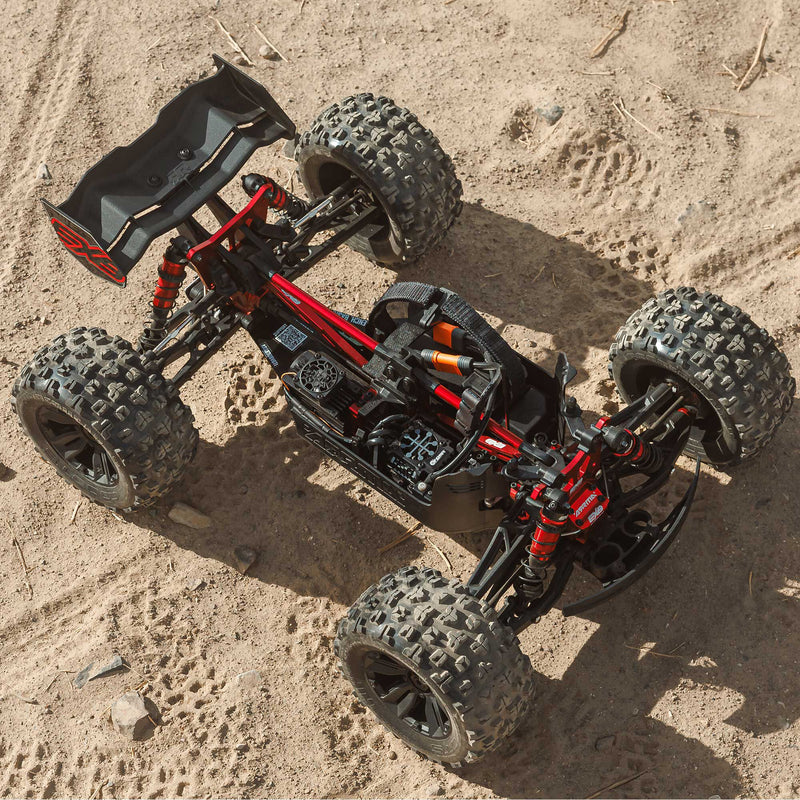 ARA8708V6T1 Arrma 1/8 KRATON 6S EXB 4X4 RTR Brushless Speed Truck, BLACK
