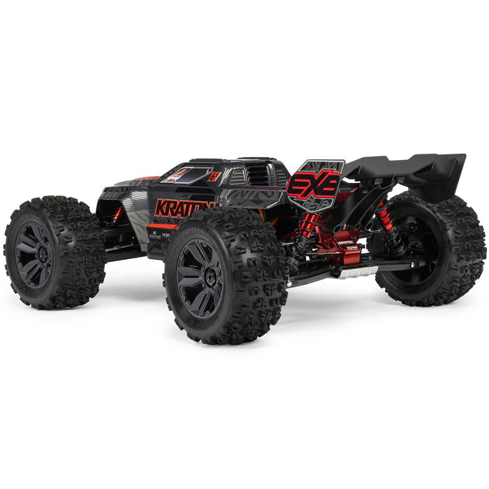 ARA8708V6T1 Arrma 1/8 KRATON 6S EXB 4X4 RTR Brushless Speed Truck, BLACK