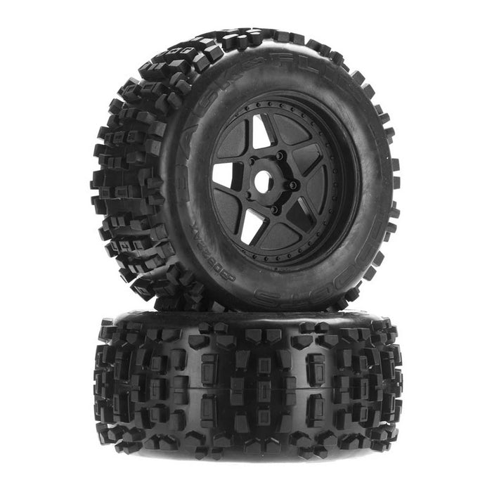 AR510092 ARRMA 1/8 dBoots Backflip Monster Truck 6S Front/Rear 3.8 Pre-Mounted Tires, 17mm Hex (2)