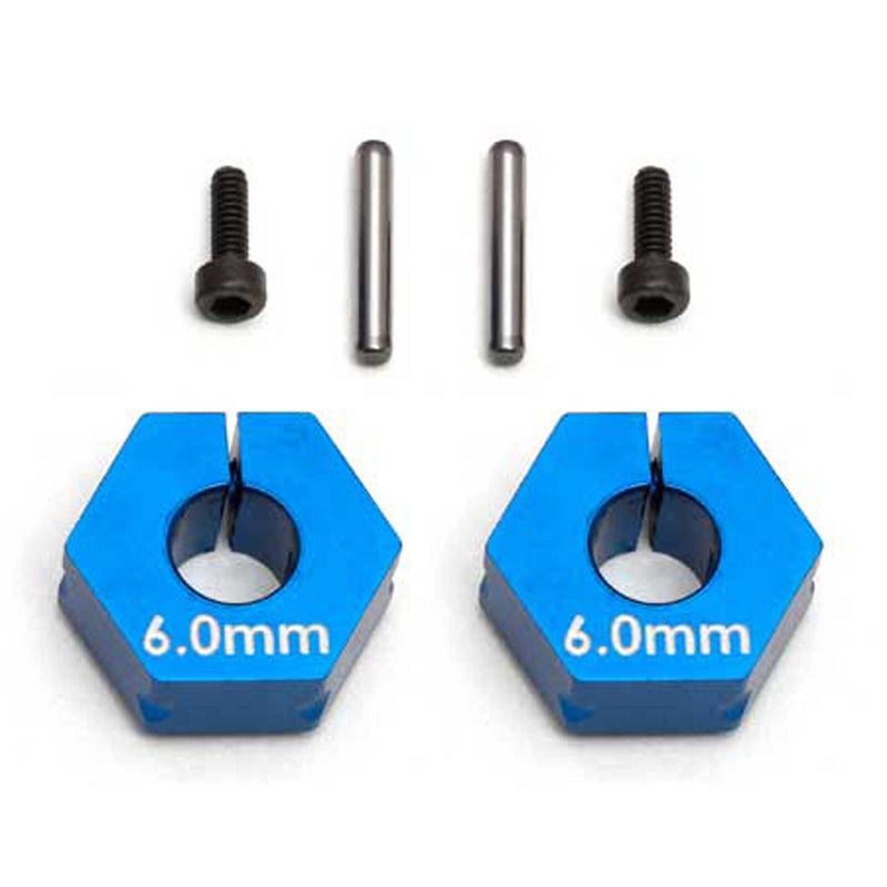 71034 Team Associated Clamping Wheel Hexes, 6.0MM
