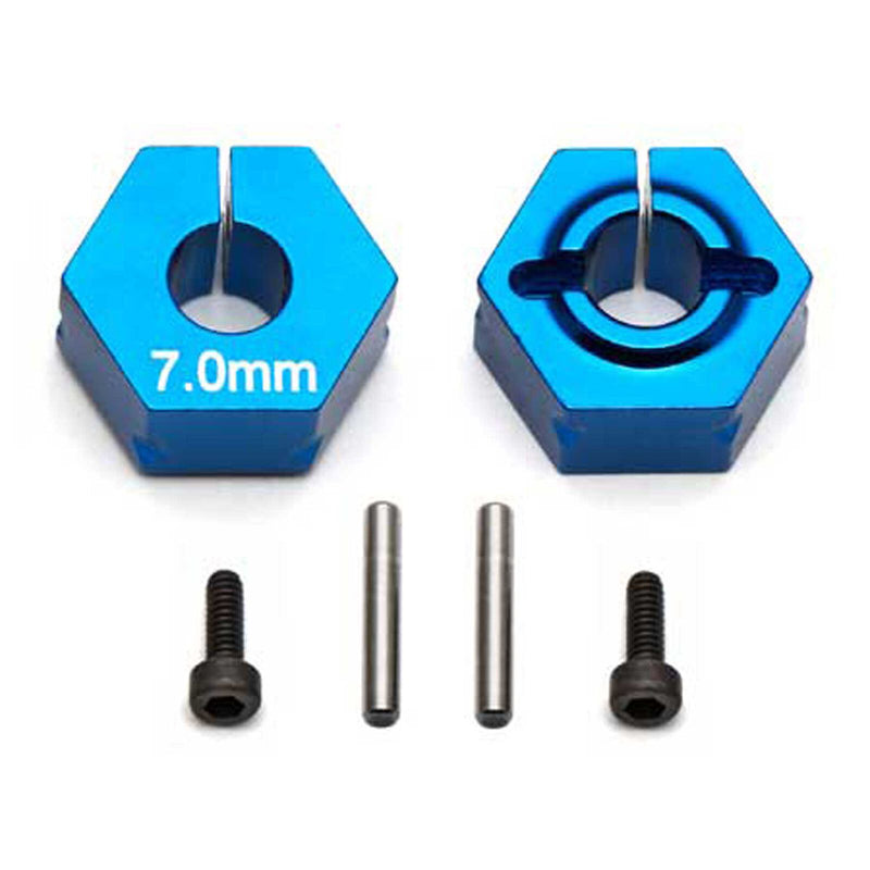 91610 Team Associated FT Clamping Wheel Hexes, 7MM