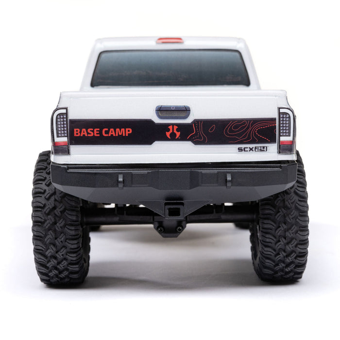 AXI-1219T Axial 1/24 SCX24 Base Camp 4WD Rock Crawler Brushed RTR with Battery & Charger, White