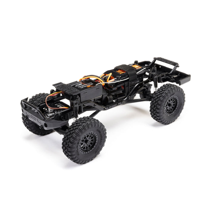 AXI-1219T Axial 1/24 SCX24 Base Camp 4WD Rock Crawler Brushed RTR with Battery & Charger, White