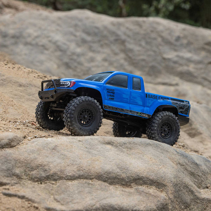 AXI-1219T Axial 1/24 SCX24 Base Camp 4WD Rock Crawler Brushed RTR with Battery & Charger, White