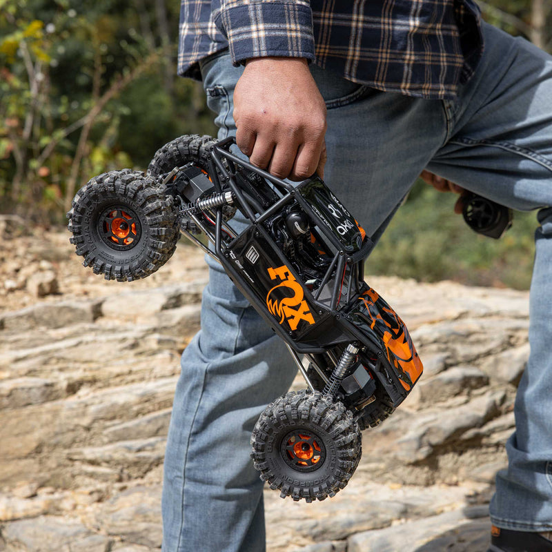 AXI-1543T1 Axial 1/10 UTB10 Capra 1.9 4WS 4X4 Unlimited Trail Buggy Brushed RTR, Orange