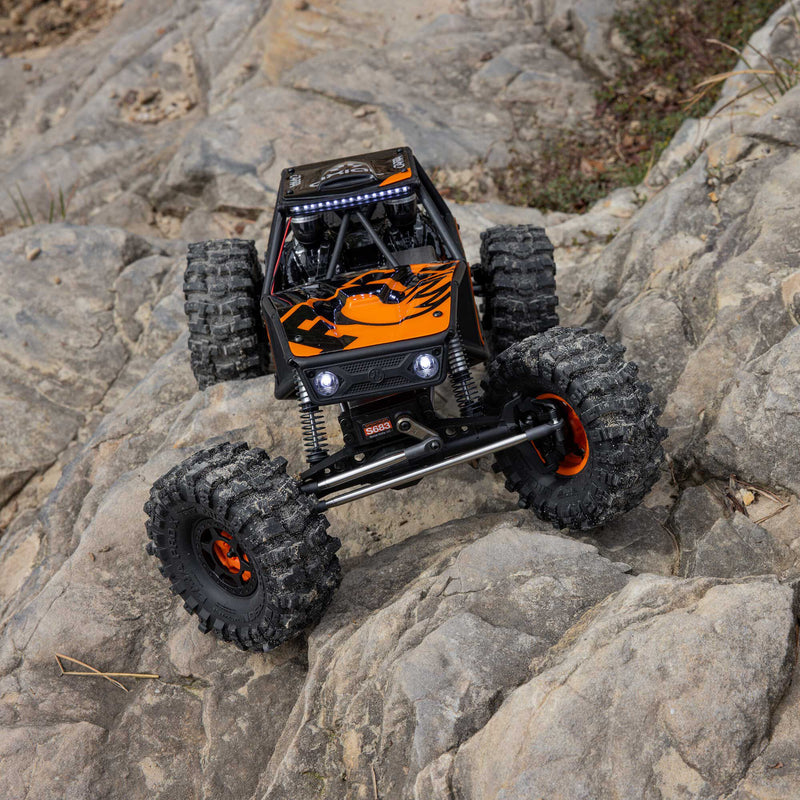 AXI-1543T1 Axial 1/10 UTB10 Capra 1.9 4WS 4X4 Unlimited Trail Buggy Brushed RTR, Orange