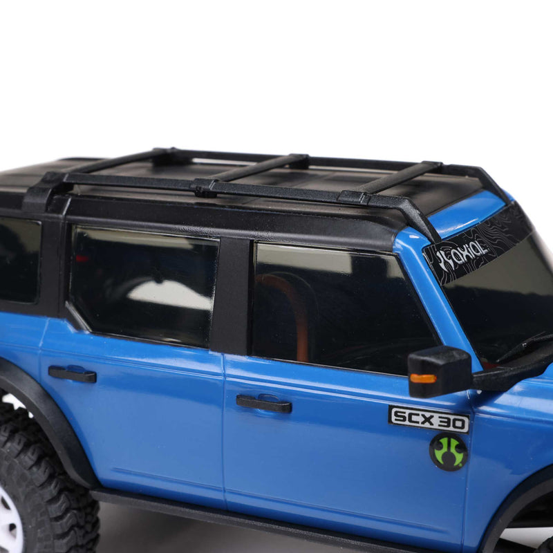 AXI-2048T 1/30 SCX30 Ford Bronco 4X4 RTR Brushed Rock Crawler (Battery & Charger Included)