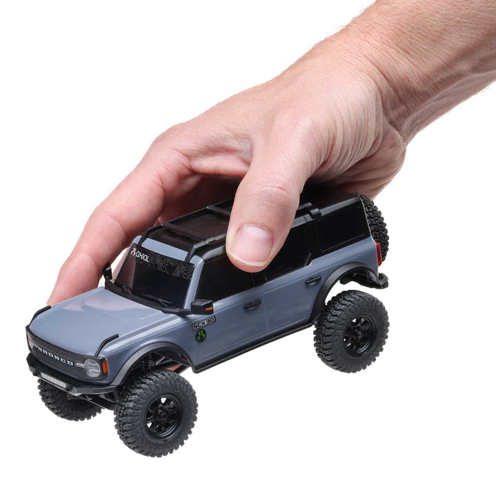 AXI-2048T 1/30 SCX30 Ford Bronco 4X4 RTR Brushed Rock Crawler (Battery & Charger Included)
