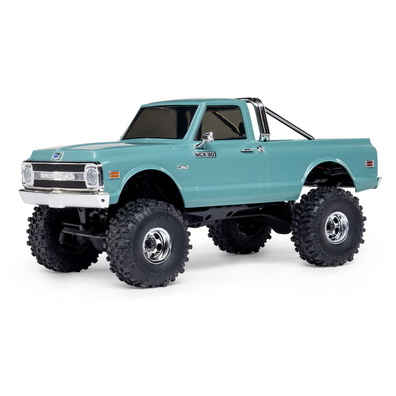 AXI-2260T AXIAL 1/30 SCX30 Chevrolet K10 4X4 RTR Brushed Rock Crawler (Battery & Charger Included)