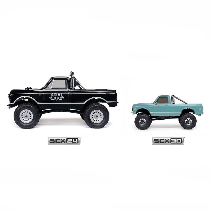 AXI-2260T AXIAL 1/30 SCX30 Chevrolet K10 4X4 RTR Brushed Rock Crawler (Battery & Charger Included)