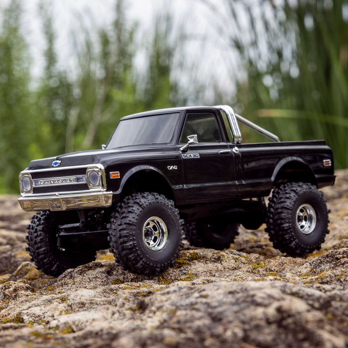 AXI-2260T AXIAL 1/30 SCX30 Chevrolet K10 4X4 RTR Brushed Rock Crawler (Battery & Charger Included)