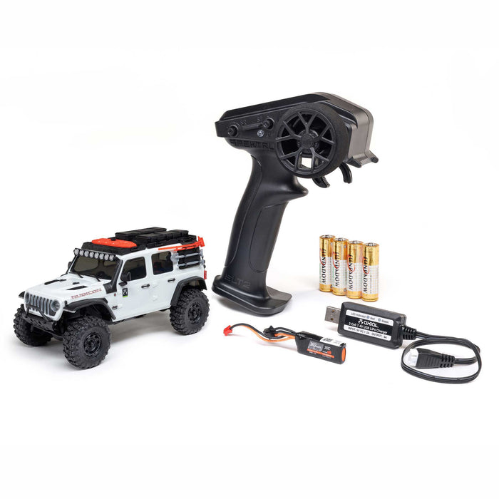 AXI-2261T Axial 1/30 SCX30 Jeep Wrangler JLU 4X4 RTR Brushed Rock Crawler (Battery & Charger Included)