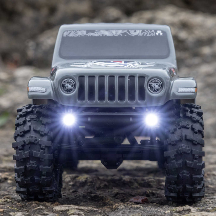 AXI-2324 Axial 1/24 SCX24 Summit Racing Jeep Gladiator 4X4 Rock Crawler RTR (Battery & Charger Included), Gray