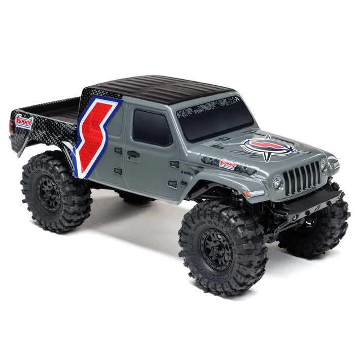 AXI-2324 Axial 1/24 SCX24 Summit Racing Jeep Gladiator 4X4 Rock Crawler RTR (Battery & Charger Included), Gray