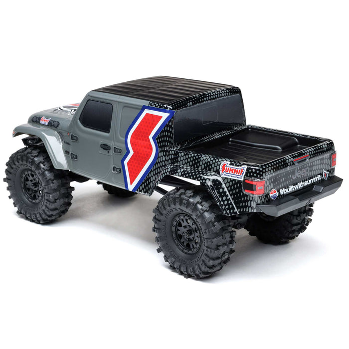 AXI-2324 Axial 1/24 SCX24 Summit Racing Jeep Gladiator 4X4 Rock Crawler RTR (Battery & Charger Included), Gray
