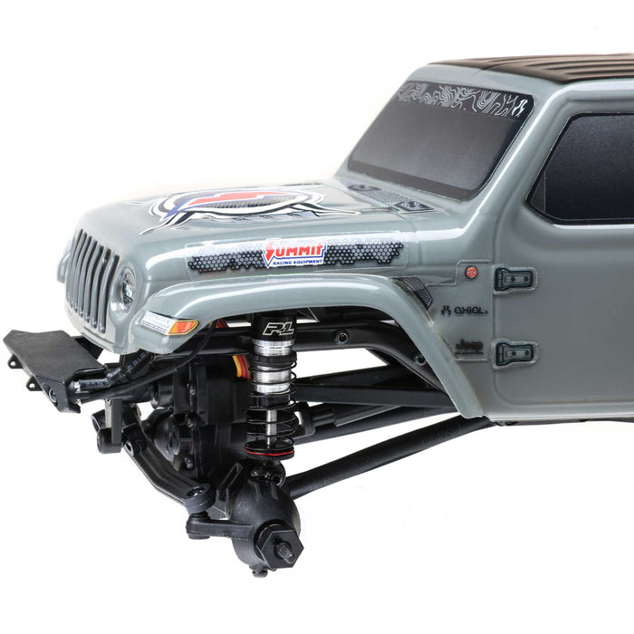 AXI-2324 Axial 1/24 SCX24 Summit Racing Jeep Gladiator 4X4 Rock Crawler RTR (Battery & Charger Included), Gray