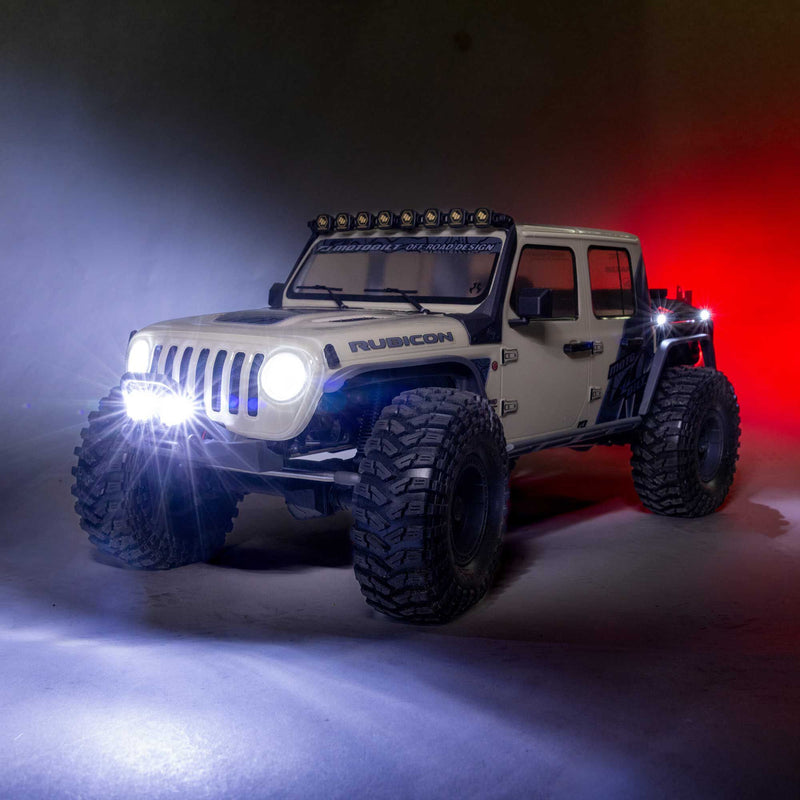 AXI-2443T ***PRE_ORDER*** Axial 1/10 SCX10 III Motobilt Waypoint Jeep JT Gladiator 4X4 RTR Brushed Rock Crawler