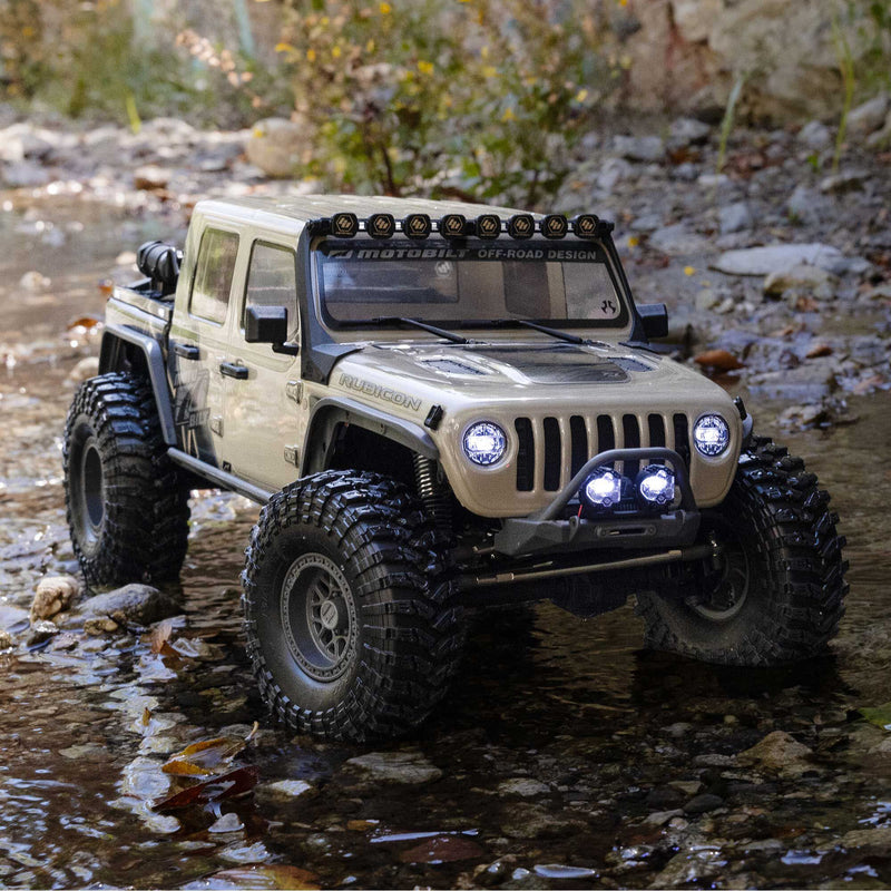 AXI-2443T ***PRE_ORDER*** Axial 1/10 SCX10 III Motobilt Waypoint Jeep JT Gladiator 4X4 RTR Brushed Rock Crawler