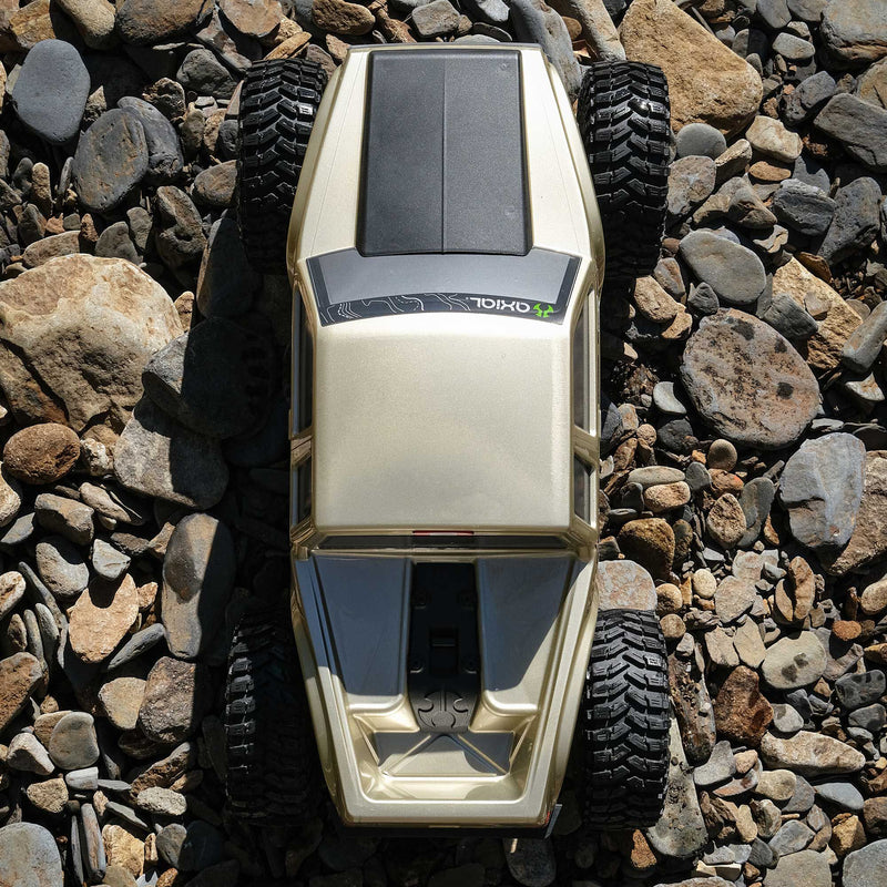 AXI-3071 Axial 1/10 SCX10 III Coyote 4X4 RTR Rock Crawler (Battery & Charger Included), Gold