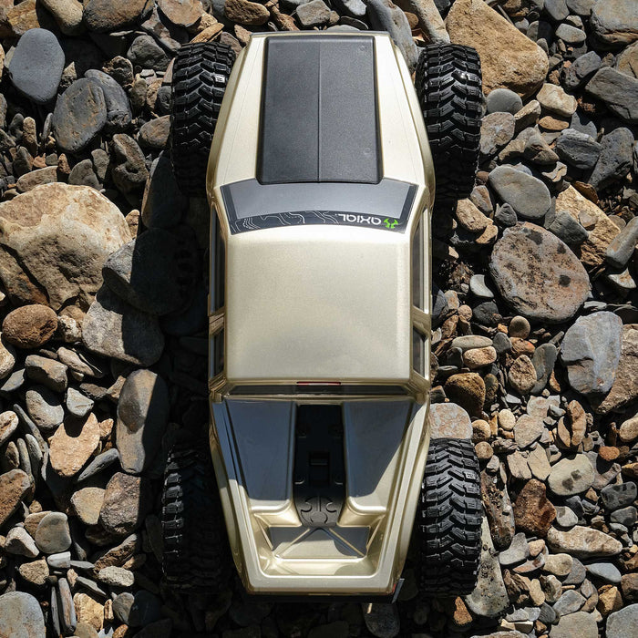 AXI-3071 Axial 1/10 SCX10 III Coyote 4X4 RTR Rock Crawler (Battery & Charger Included), Gold