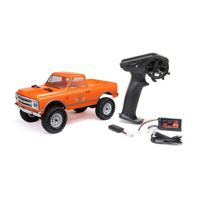 Axial 1/24 SCX24 1967 Chevrolet C10 4WD Brushed Truck RTR, Orange