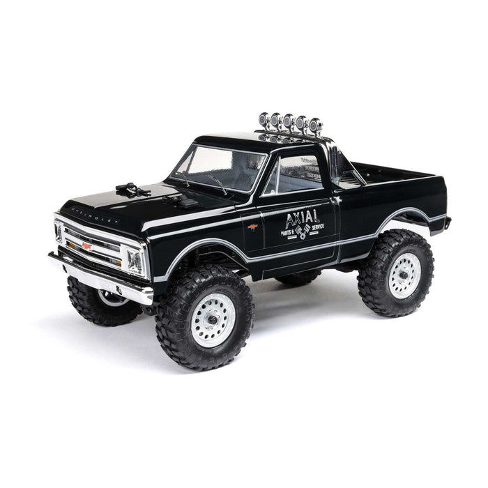 Axial 1/24 SCX24 1967 Chevrolet C10 4WD Brushed Truck RTR, Black AXI00001V2T4