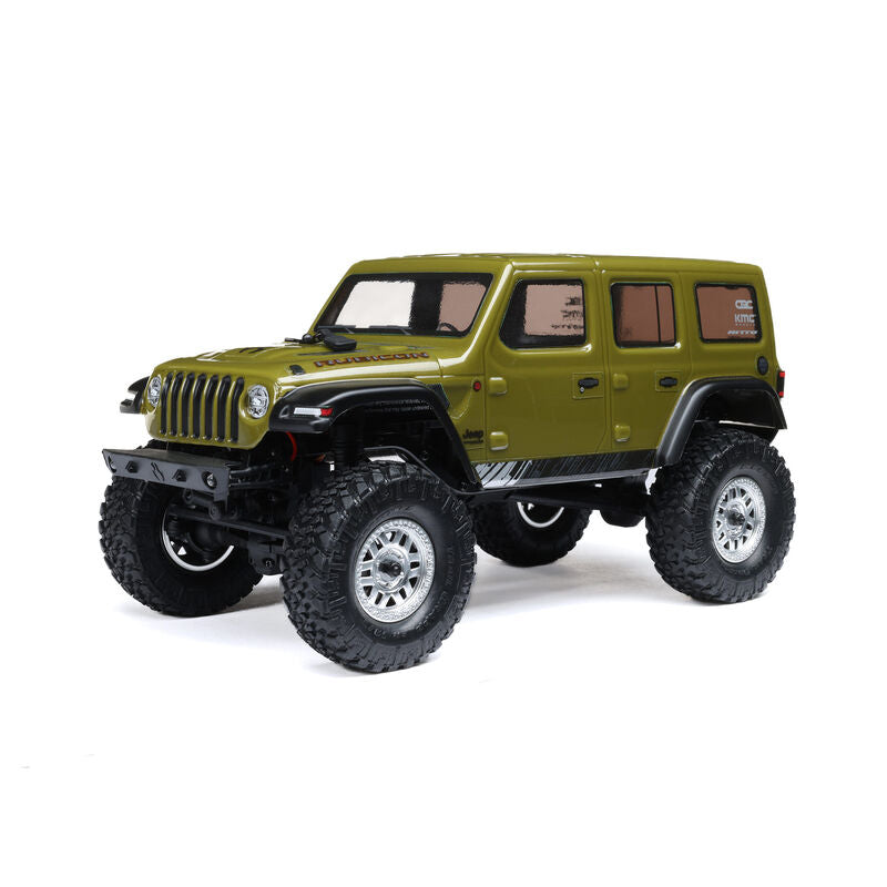 1/24 SCX24 Jeep Wrangler JLU 4X4 Rock Crawler Brushed RTR, Green AXI00002V3T4
