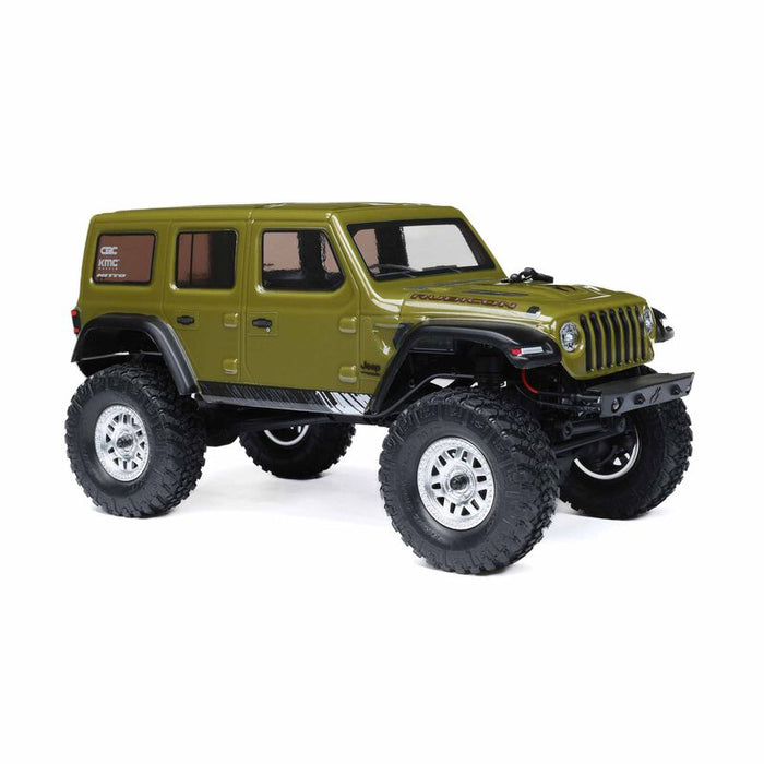 1/24 SCX24 Jeep Wrangler JLU 4X4 Rock Crawler Brushed RTR, Green AXI00002V3T4