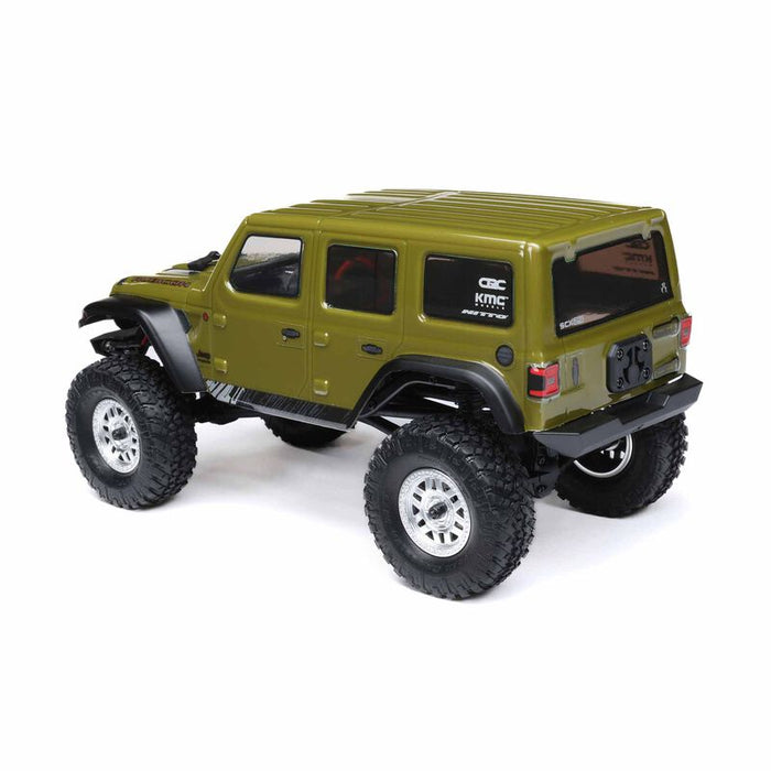 1/24 SCX24 Jeep Wrangler JLU 4X4 Rock Crawler Brushed RTR, Green AXI00002V3T4