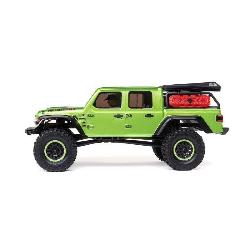 AXI00005V2T Axial 1/24 SCX24 Jeep JT Gladiator 4X4 RTR Brushed Rock Crawler (Battery & Charger Included)