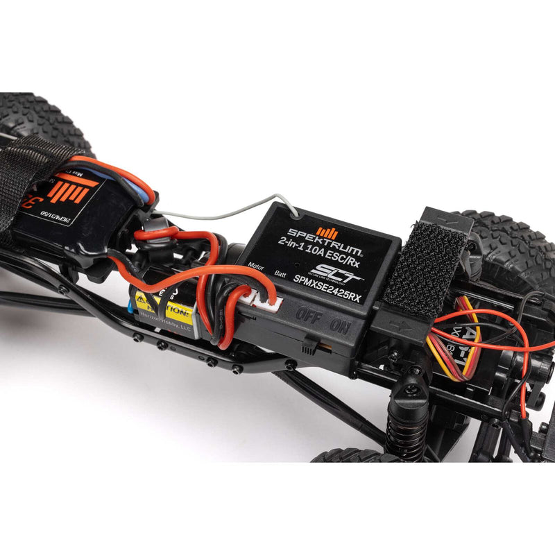 AXI00005V2T Axial 1/24 SCX24 Jeep JT Gladiator 4X4 RTR Brushed Rock Crawler (Battery & Charger Included)
