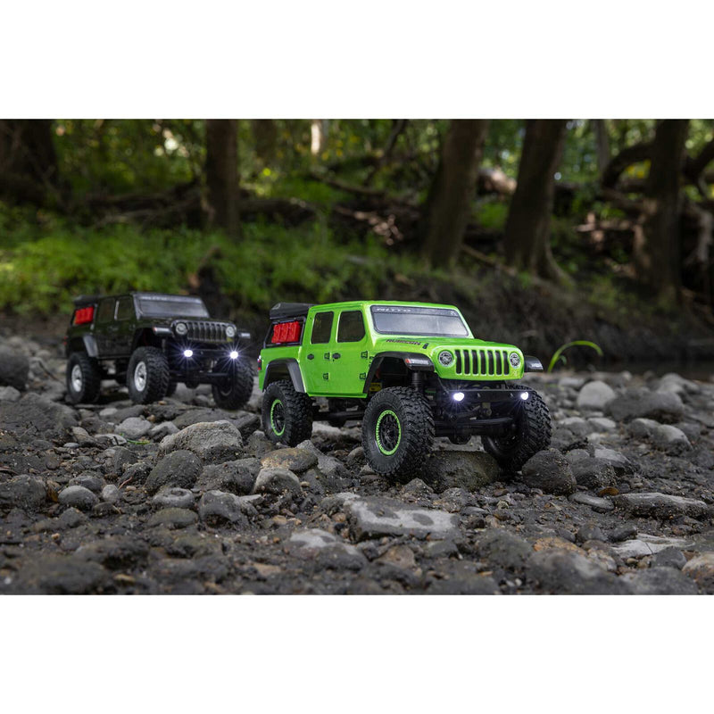 AXI00005V2T Axial 1/24 SCX24 Jeep JT Gladiator 4X4 RTR Brushed Rock Crawler (Battery & Charger Included)