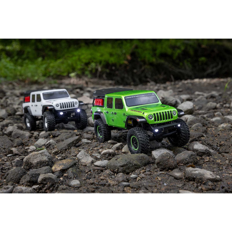 AXI00005V2T Axial 1/24 SCX24 Jeep JT Gladiator 4X4 RTR Brushed Rock Crawler (Battery & Charger Included)