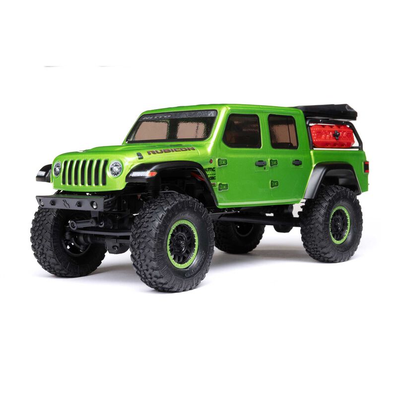 AXI00005V2T Axial 1/24 SCX24 Jeep JT Gladiator 4X4 RTR Brushed Rock Crawler (Battery & Charger Included)