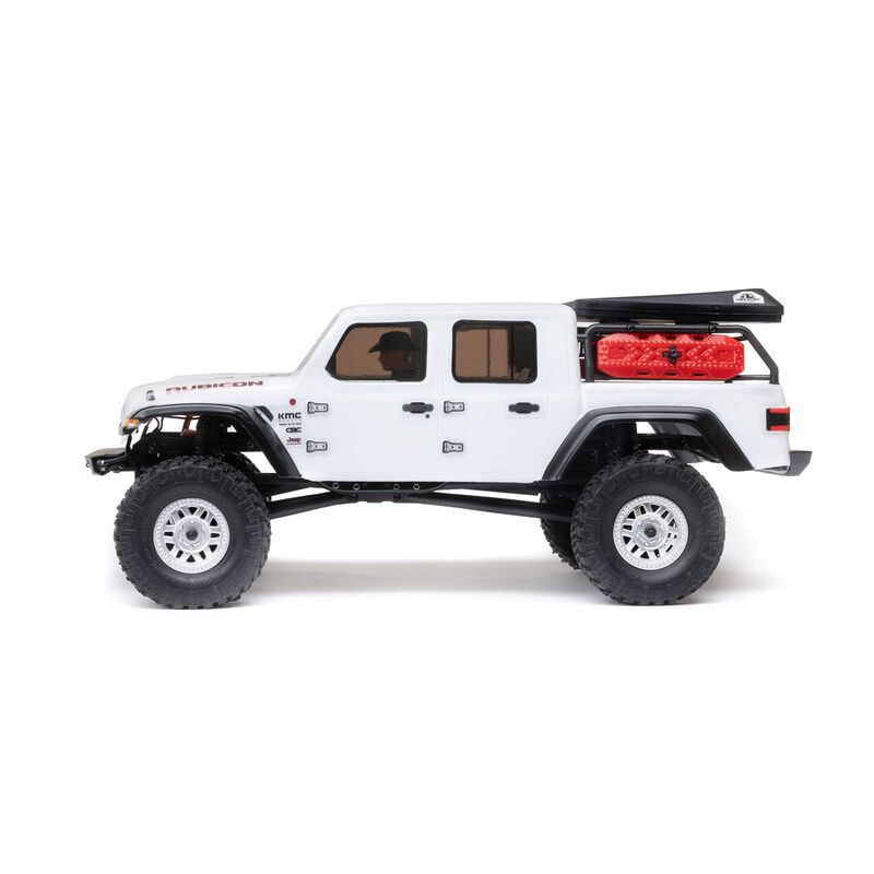 AXI00005V2T Axial 1/24 SCX24 Jeep JT Gladiator 4X4 RTR Brushed Rock Crawler (Battery & Charger Included)