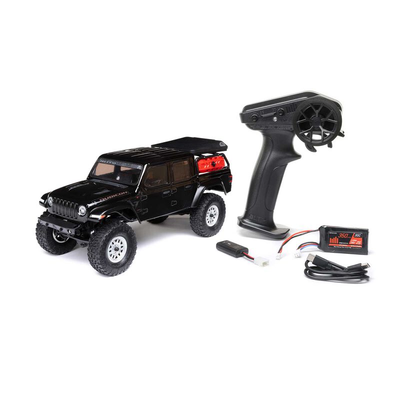 AXI00005V2T Axial 1/24 SCX24 Jeep JT Gladiator 4X4 RTR Brushed Rock Crawler (Battery & Charger Included)