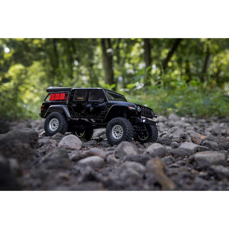 AXI00005V2T Axial 1/24 SCX24 Jeep JT Gladiator 4X4 RTR Brushed Rock Crawler (Battery & Charger Included)