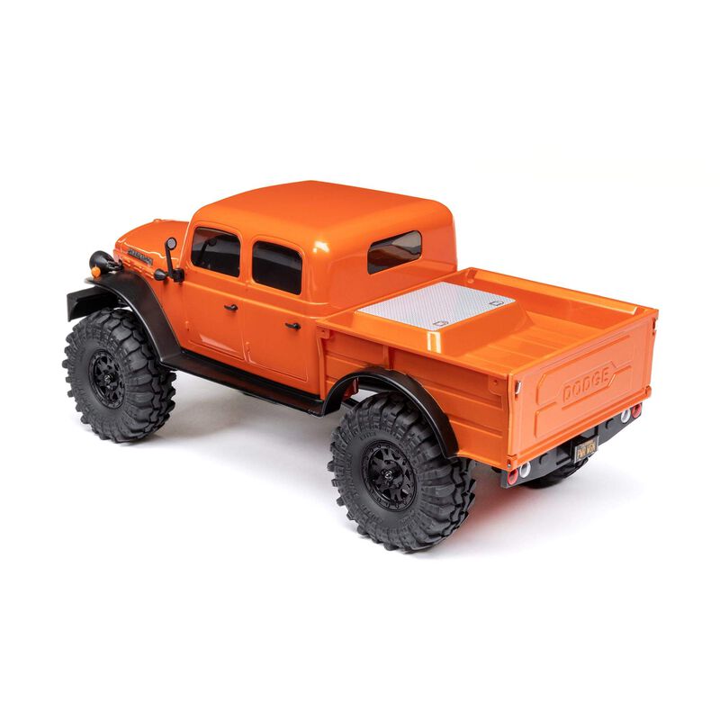 AXI00007T1 Axial 1/24 SCX24 Dodge Power Wagon 4WD Rock Crawler Brushed RTR, Orange