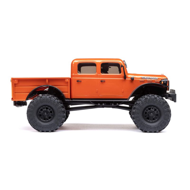 AXI00007T1 Axial 1/24 SCX24 Dodge Power Wagon 4WD Rock Crawler Brushed RTR, Orange