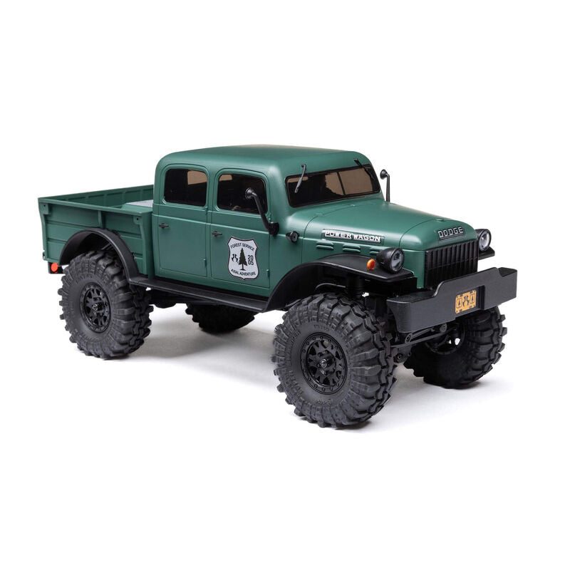 AXI00007T1 Axial 1/24 SCX24 Dodge Power Wagon 4WD Rock Crawler Brushed RTR, Orange