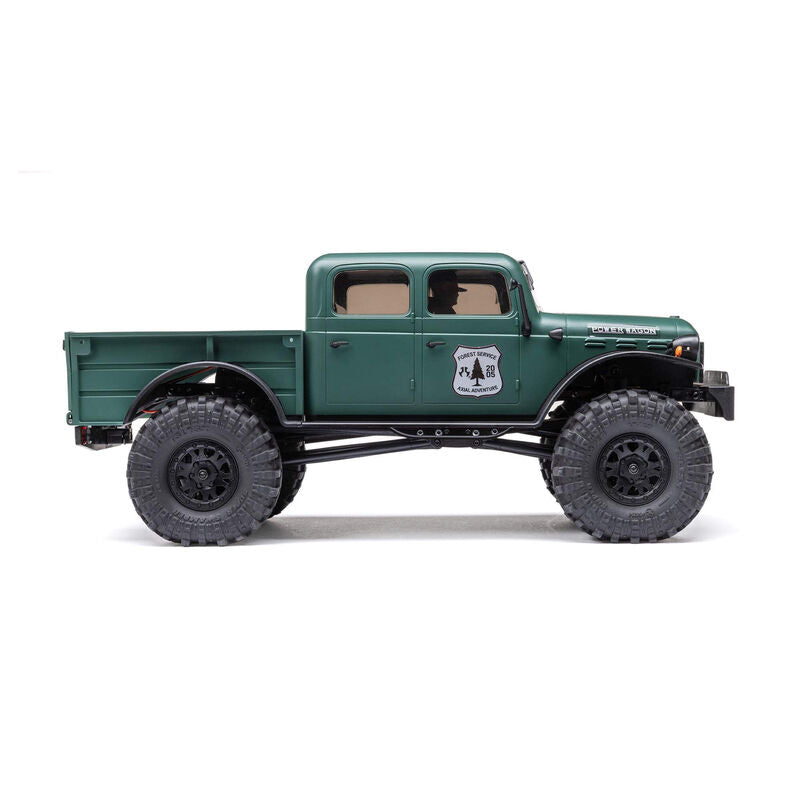 AXI00007T1 Axial 1/24 SCX24 Dodge Power Wagon 4WD Rock Crawler Brushed RTR, Orange