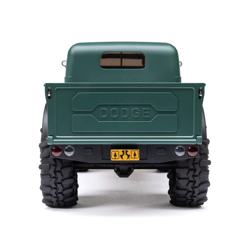 AXI00007T1 Axial 1/24 SCX24 Dodge Power Wagon 4WD Rock Crawler Brushed RTR, Orange